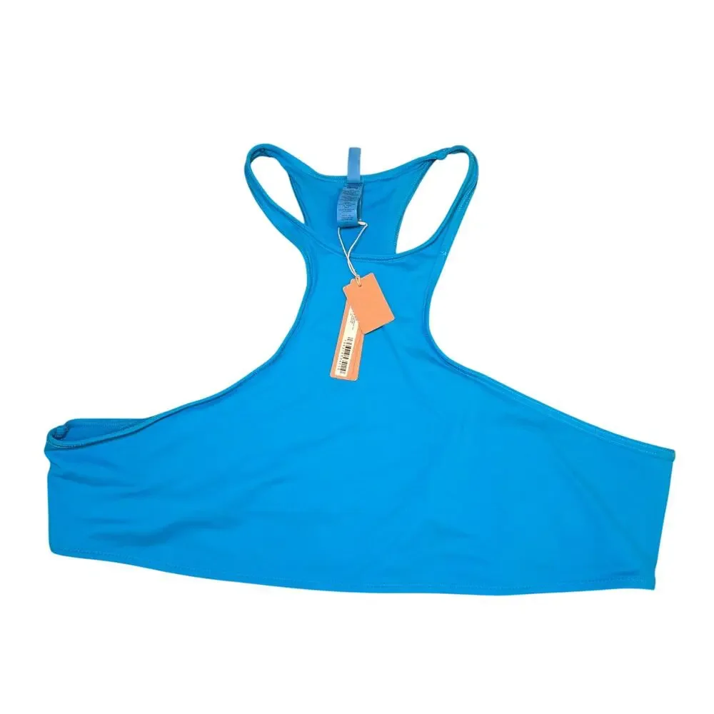 NWT Skims Recycled Swim High Neck Racerback Top Bikini Swimwear 4X